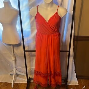 Coral jumpsuit